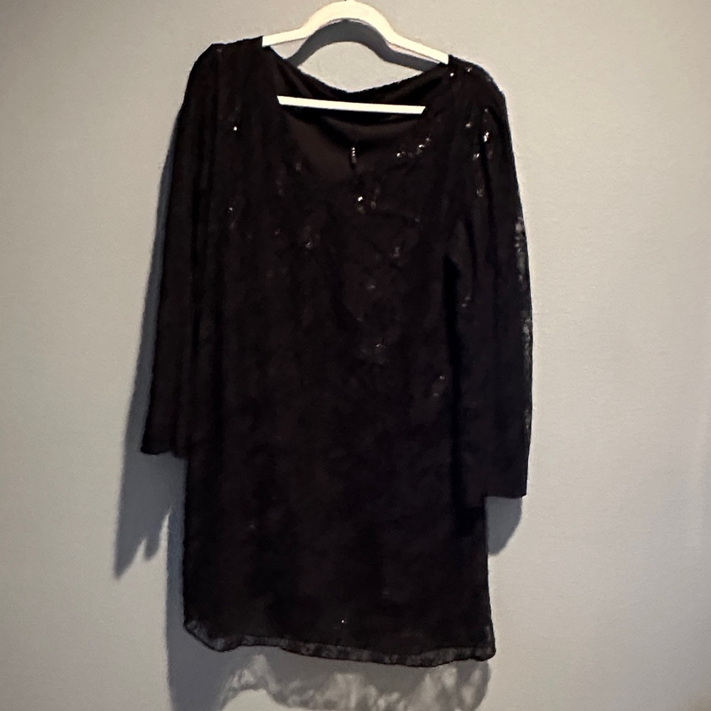 Chic Black Long Sleeve Dress